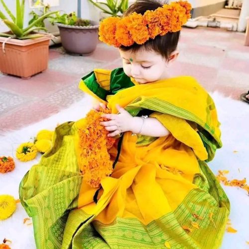 Baby Ready Saree